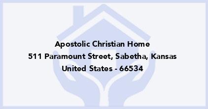 Apostolic Christian Home