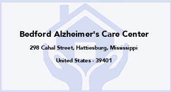 Bedford Alzheimer'S Care Center