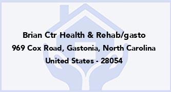 Brian Ctr Health & Rehab/Gasto