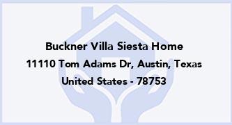 Buckner Villa Siesta Home