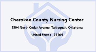 Cherokee County Nursing Center