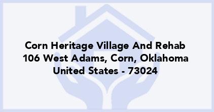 Corn Heritage Village And Rehab