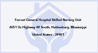 Forrest General Hospital Skilled Nursing Unit