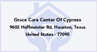 Grace Care Center Of Cypress