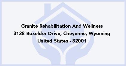 Granite Rehabilitation And Wellness