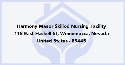 Harmony Manor Skilled Nursing Facility