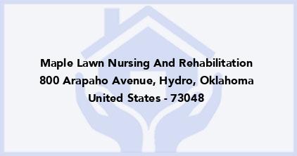 Maple Lawn Nursing And Rehabilitation