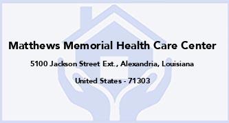 Matthews Memorial Health Care Center