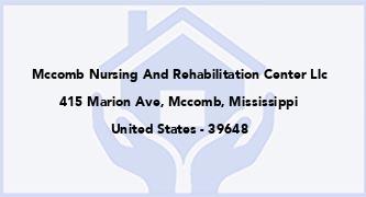 Mccomb Nursing And Rehabilitation Center Llc