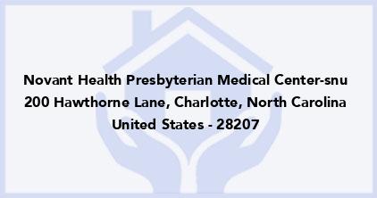 Novant Health Presbyterian Medical Center-Snu