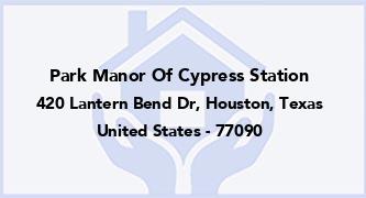 Park Manor Of Cypress Station