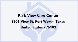 Park View Care Center