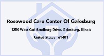 Rosewood Care Center Of Galesburg