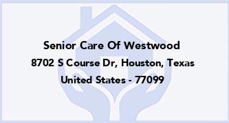 Senior Care Of Westwood