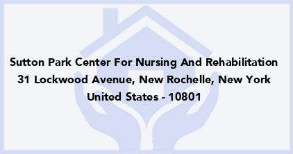 Sutton Park Center For Nursing And Rehabilitation