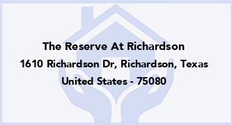 The Reserve At Richardson